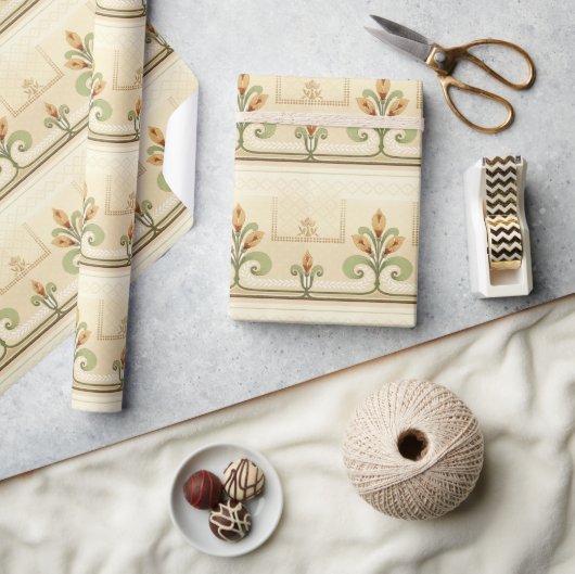 William Morris Row of Lilies Cadeaupapier (Crafts)