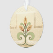 William Morris Row of Lilies Ornament (voorkant)