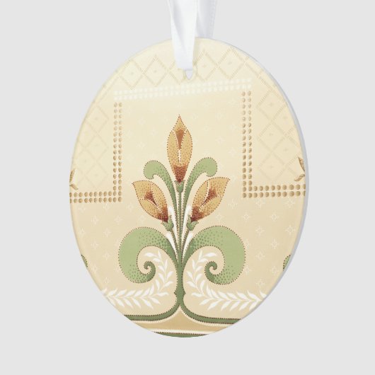 William Morris Row of Lilies Ornament (voorkant)