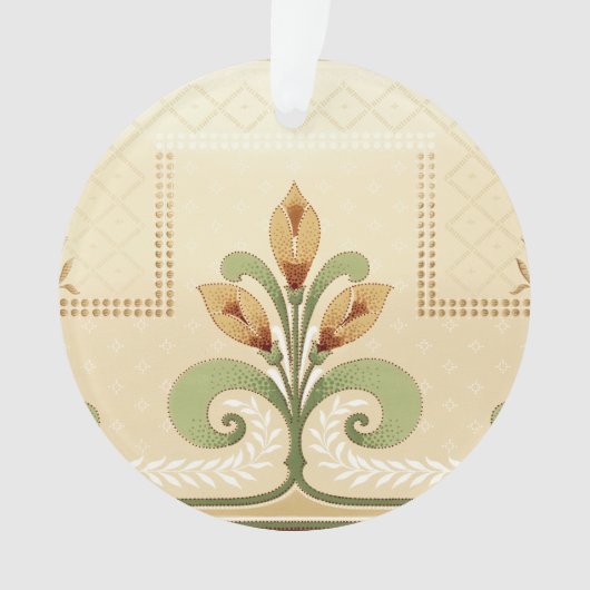 William Morris Row of Lilies Ornament (voorkant)