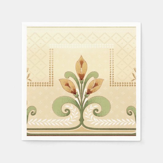 William Morris Row of Lilies Servet (Voorkant)