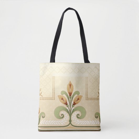 William Morris Row of Lilies Tote Bag (Voorkant)
