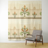 William Morris Row of Lilies Wandkleed (In situ)