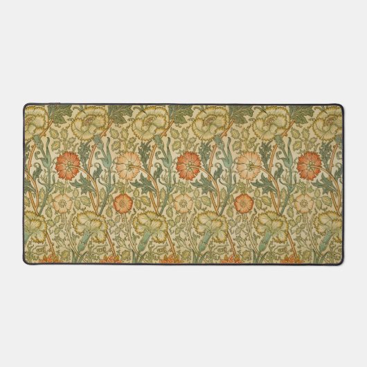 William Morris -  roze en Roos Bureaumat (Voorkant)