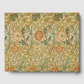 William Morris -  roze en Roos Gastenboek (Achterkant)