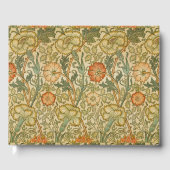 William Morris -  roze en Roos Gastenboek (Voorkant)
