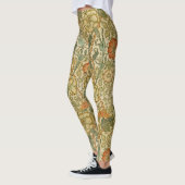 William Morris -  roze en Roos Leggings (Links)