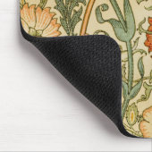 William Morris -  roze en Roos Muismat (Hoek)
