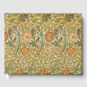 William Morris Roze Roos Rand Bloemstuk Kunst Gastenboek