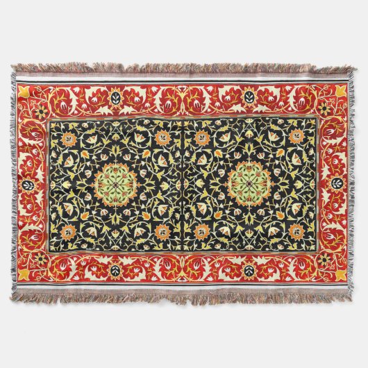 William Morris  Rug Floral Design Deken (Voorkant)