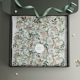 William Morris Sage Green Pattern Design Tissuepapier
