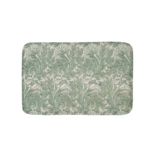 William Morris Saliegroen Tulp Patroon: Vintage Badmat