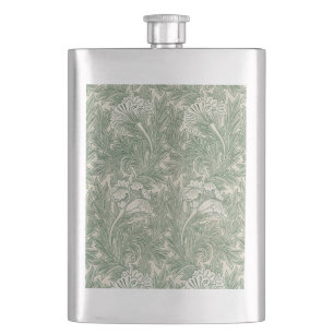 William Morris Saliegroen Tulp Patroon: Vintage Flacon