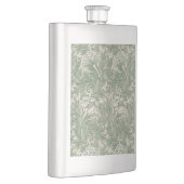William Morris Saliegroen Tulp Patroon: Vintage Flacon (Rechts)