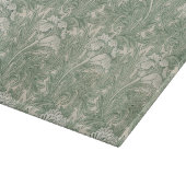 William Morris Saliegroen Tulp Patroon: Vintage Snijplank (Hoek)