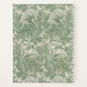 William Morris Saliegroene Tulp Patroon: Vintage Planner (Achterkant)
