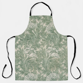 William Morris Saliegroene Tulp Patroon: Vintage Schort