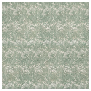 William Morris Saliegroene Tulp Patroon: Vintage Stof