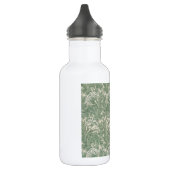William Morris Saliegroene Tulp Patroon: Vintage Waterfles (Links)