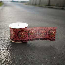 William * Morris Santa Claus Bourgondië Satijnen Lint