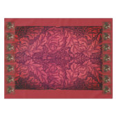 William * Morris Santa Claus Cranberry Rood Tafelkleed (Voorkant (Horizontaal))