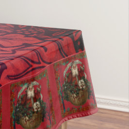 William * Morris Santa Claus Cranberry Rood Tafelkleed