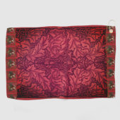 William * Morris Santa Kerstmis Golfhanddoek (Horizontaal)