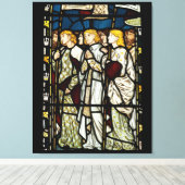 William Morris schilderij, All Saints Canvas Afdruk (Insitu (Houten vloer))