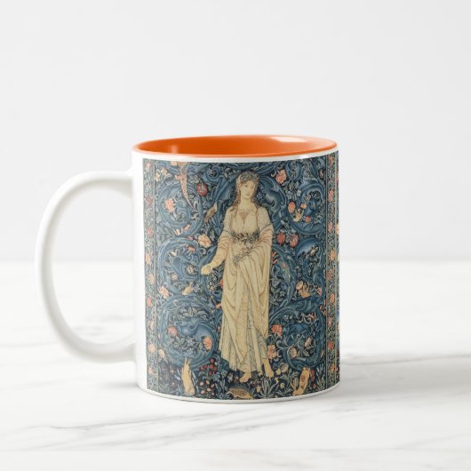  William Morris Schilderij - Flora Tweekleurige Koffiemok (Links)