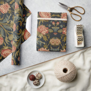 William Morris Schotse distel vintage bloemmotief  Cadeaupapier