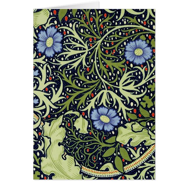 William Morris Seaweed Antiek Flower (Voorkant)