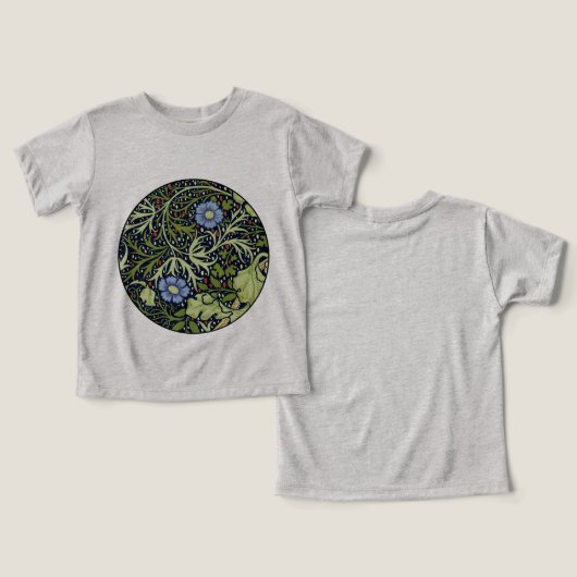 William Morris Seaweed Antiek Flower (Ontwerp Voorkant & Achterkant)