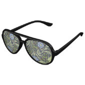William Morris Seaweed Antiek Flower Aviator Zonnebril (Gekanteld)