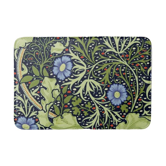 William Morris Seaweed Antiek Flower Badmat (Voorkant)