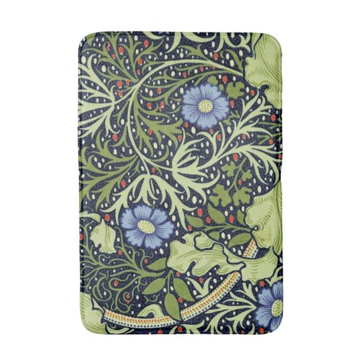 William Morris Seaweed Antiek Flower Badmat (Voorkant Verticaal)