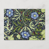 William Morris Seaweed Antiek Flower Briefkaart (Voorkant)