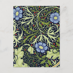 William Morris Seaweed Antiek Flower Briefkaart