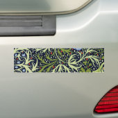 William Morris Seaweed Antiek Flower Bumpersticker (Op auto)