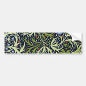 William Morris Seaweed Antiek Flower Bumpersticker (Voorkant)