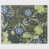 William Morris Seaweed Antiek Flower Cadeaupapier (Vlak)
