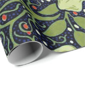 William Morris Seaweed Antiek Flower Cadeaupapier (Rol Hoek)