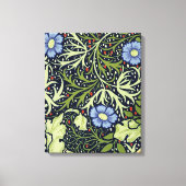 William Morris Seaweed Antiek Flower Canvas Afdruk (Voorkant)