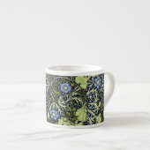 William Morris Seaweed Antiek Flower Espresso Kop (Voorkant rechts)