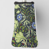 William Morris Seaweed Antiek Flower Golfheadcover (Draai 90)