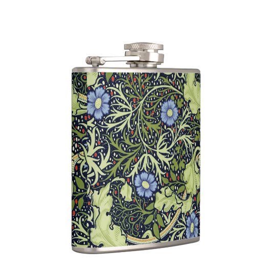 William Morris Seaweed Antiek Flower Heupfles (Rechts)