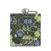 William Morris Seaweed Antiek Flower Heupfles (Achterkant)