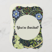 William Morris Seaweed Antiek Flower Kaart (Voorkant / Achterkant)