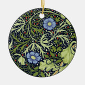 William Morris Seaweed Antiek Flower Keramisch Ornament (Voorkant)