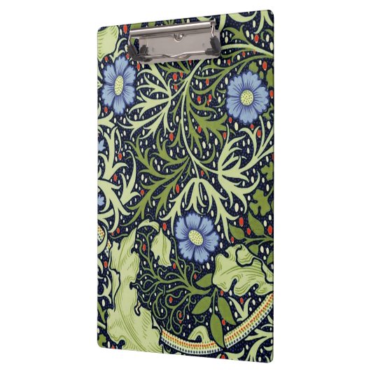 William Morris Seaweed Antiek Flower Klembord (Links)