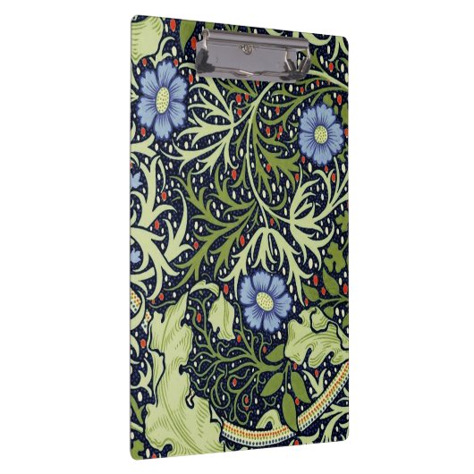 William Morris Seaweed Antiek Flower Klembord (Rechts)